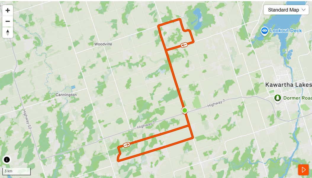 50k road route map